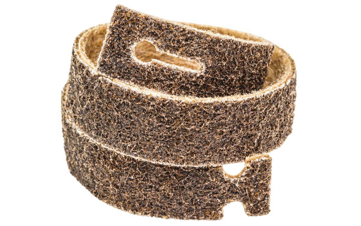 Walter 07X662 stainless non-woven wheel, 6-inch diameter, 1/4-inch width, 7/8-inch hub for grinding and finishing applications.