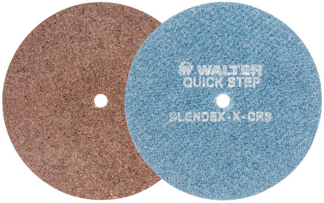 Walter Blendex 07U613 non-woven wheels, 6x1x1 size, medium grade, ideal for grinding and finishing applications.