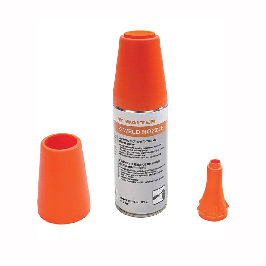 WALTER 53-F 912 E-Weld nozzle shield spray in 400ml container, used for welding safety and nozzle protection.