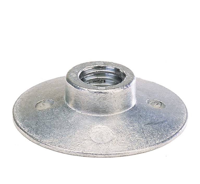 WALTER 15D015 clamp nut with 3/8-24 threads and 4 pad design, used for secure fastening in machinery and equipment.