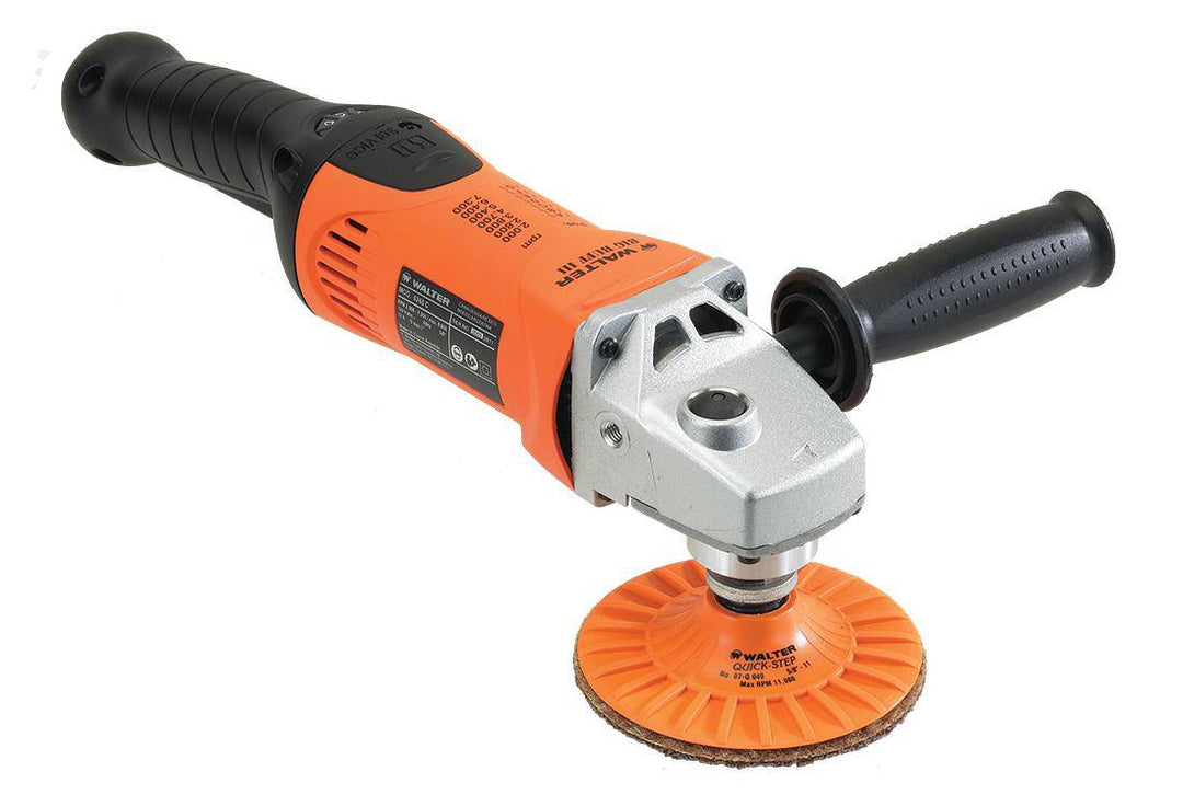 Walter 30A265 Big-Buff Polisher and Sander showing a large, professional polishing machine with a handle and buffing pad.