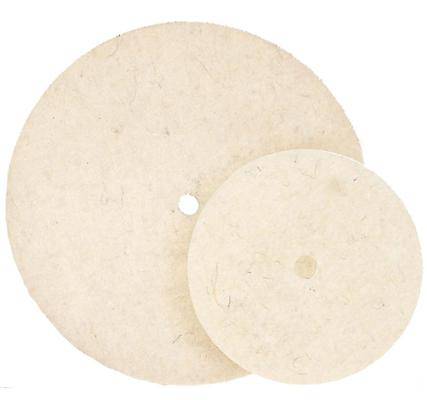 Walter Quick-Step 07-T 450 buffs felt disc polishing disc, 4.5-inch, for surface finishing and polishing projects.