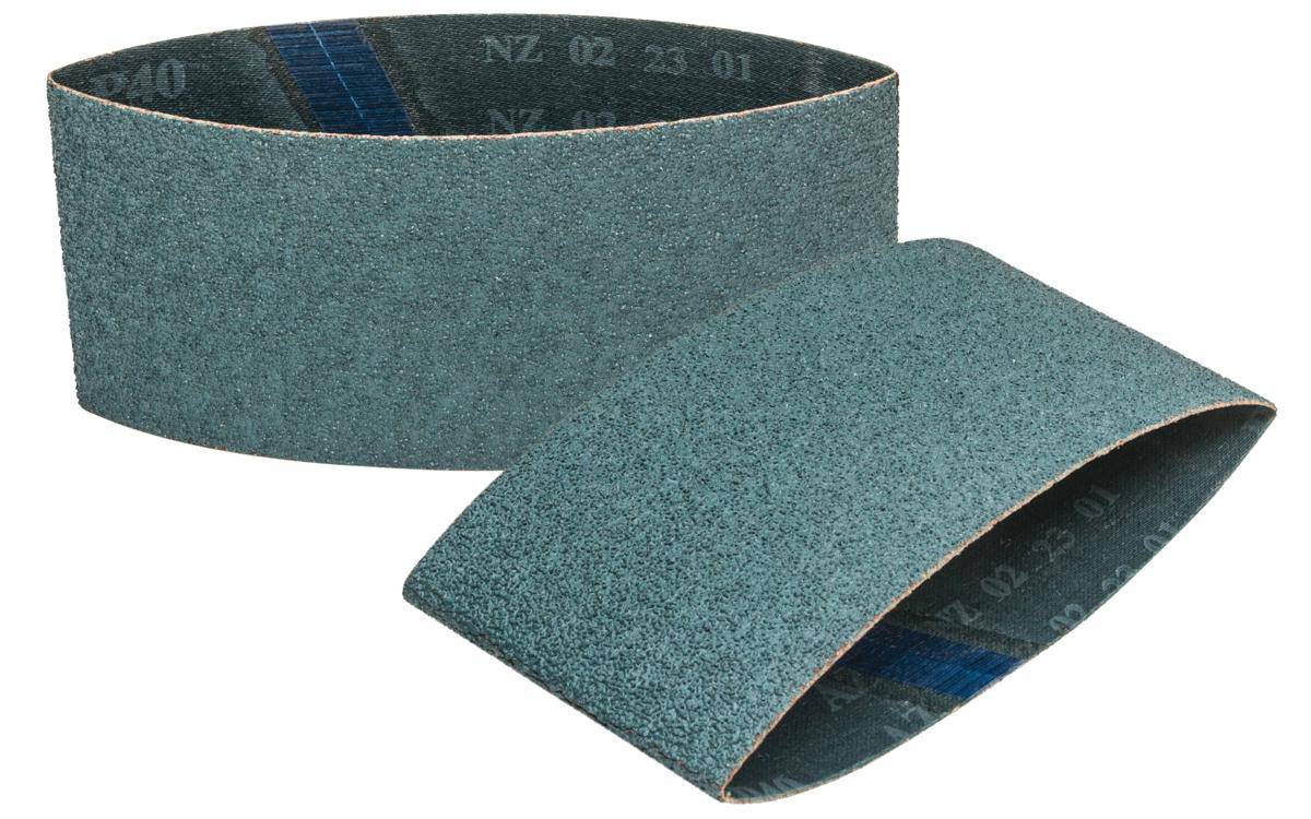 Walter 07F364 sanding belt for pump sleeves, 3-1/2 x 15-1/2 inches, 40 grit Topcut zirconia alumina cloth backing.