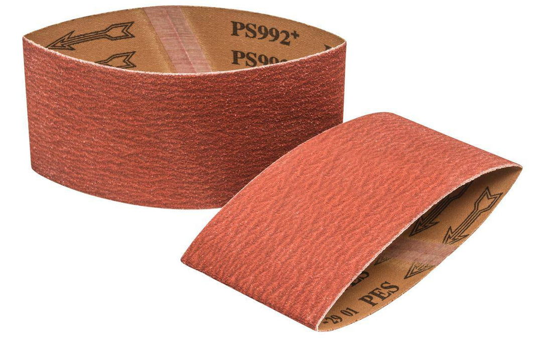 Walter 07F368 3.5x15.5 inch sanding belt with 80 grit Coolcut aluminum oxide cloth backing for sanding and grinding.