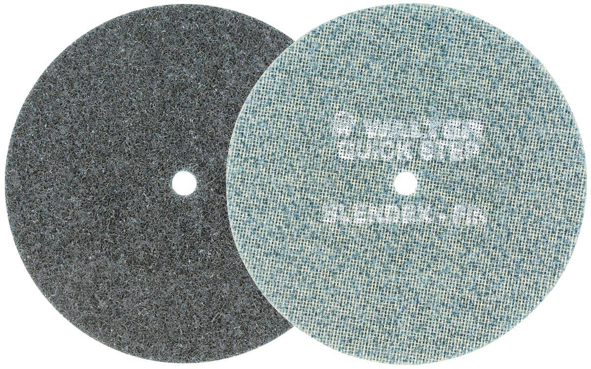 WALTER Blendex 04-U 322 Roloc non-woven quick-change discs on twist unitized backing, 3-inch size for surface finishing.