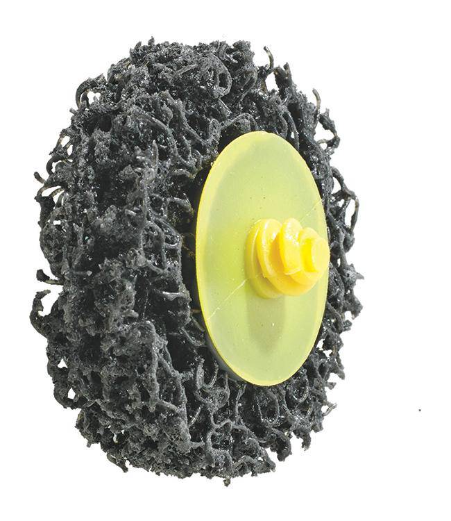WALTER 04L200 Roloc Disc, 2-inch FX disc for grinding and surface prep, mounted on a metal backing for industrial use