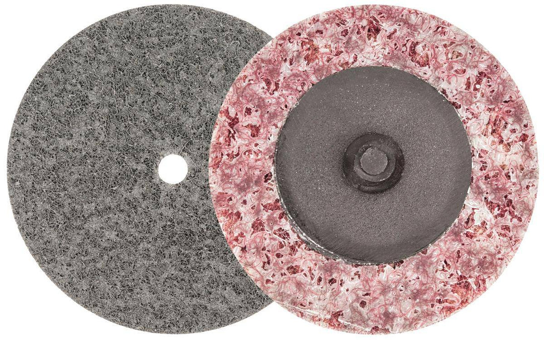 WALTER Blendex 04G203 2-inch Blendex Twist Roloc Discs for grinding and polishing, medium grit, durable abrasive disc.