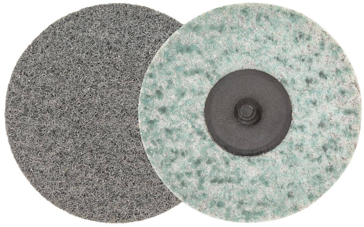 WALTER Blendex 04G305 3-inch Twist Roloc Disc in S. Fine grit for grinding and finishing applications.