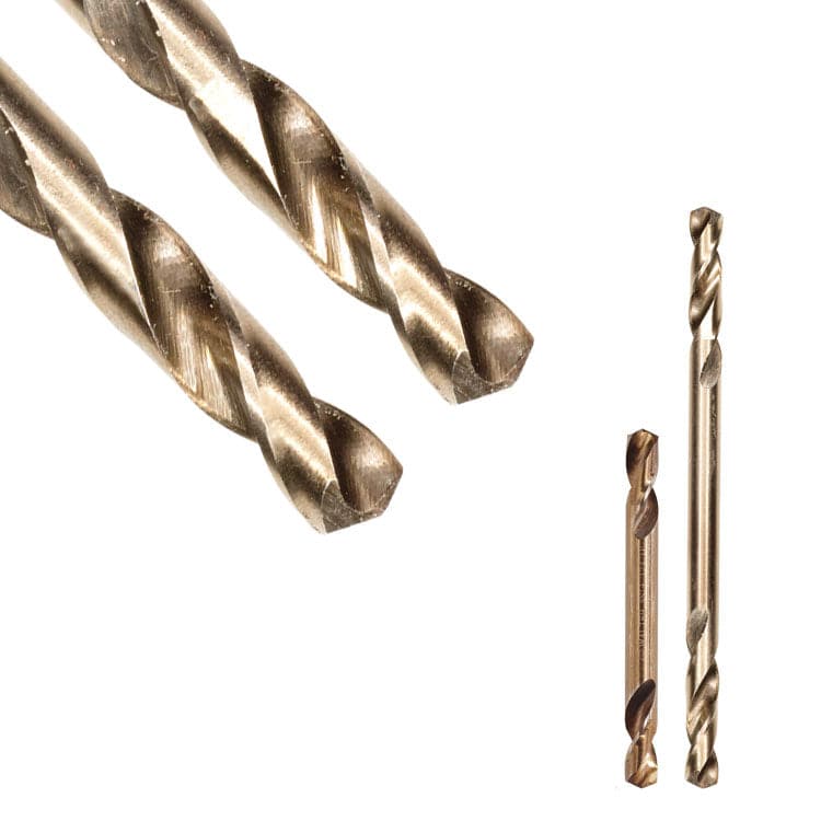 WALTER 01K007 7/6 SST double-end stub drill bit showing sharp cutting edges and compact design for precise drilling.