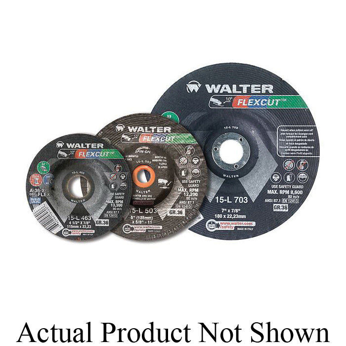 Walter Flexcut 15-L 503 - Flexible Grinding Wheels Flexcut 36 5X5/8-11 - eGrimesDirect