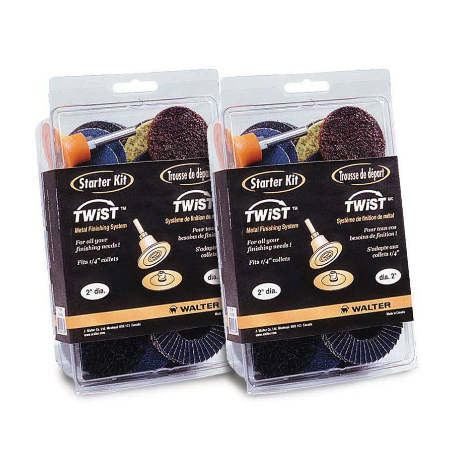 WALTER 04Z992 2-inch Quickchange Twist Type R Discs variety pack, metal grinding and cutting discs for angle grinders.