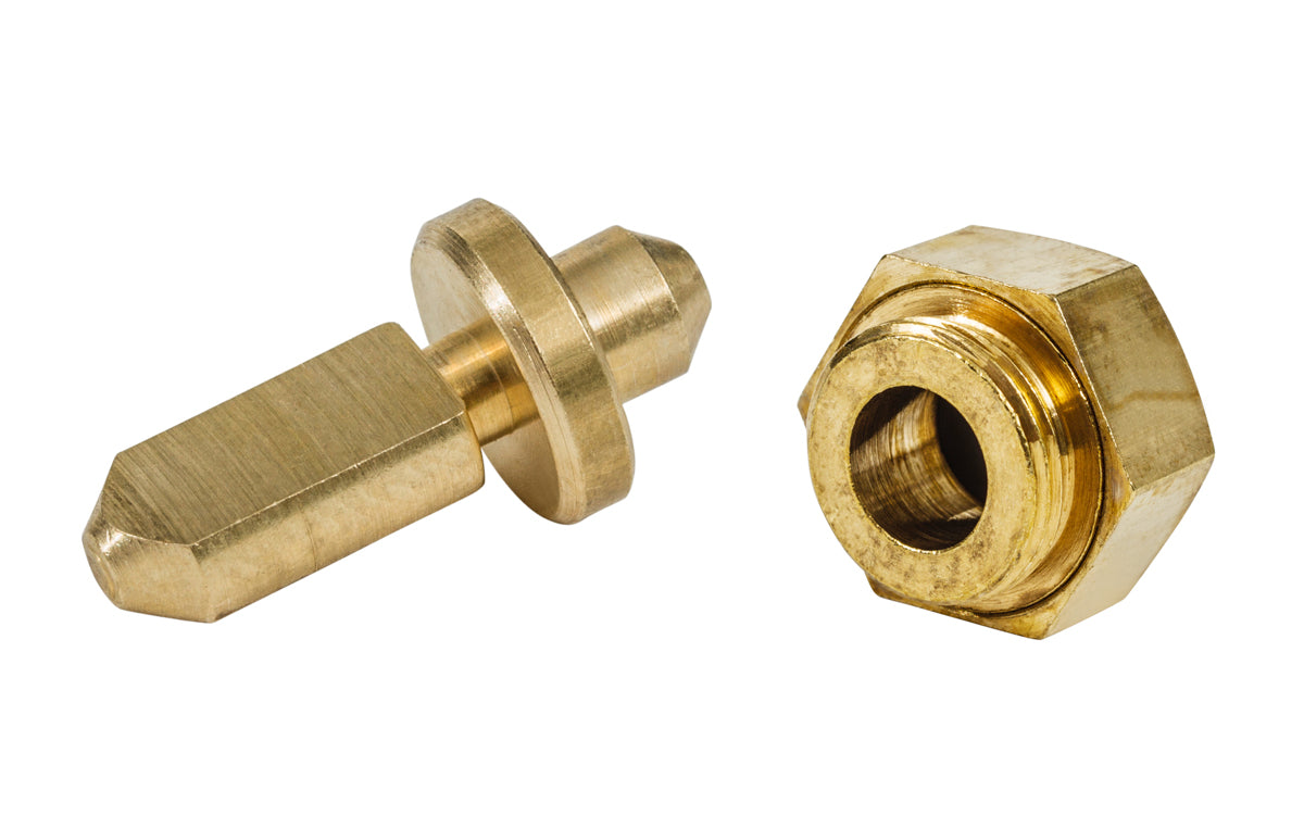 WALTER 53M044 fitting with O-ring and 53M012, showing the metal fitting and rubber O-ring for sealing applications.