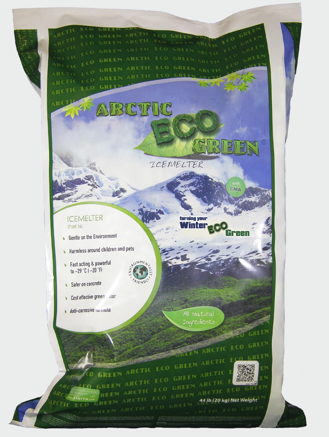 Xynyth ARCTIC ECO GRN - Ice Melter Arctic Eco Green 44Lb Bag - eGrimesDirect