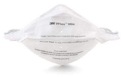 3M 1804S  - N95 Health Care Particulate Respirator and Surgical Mask 1804S (Small) (Case of 400) 7100145154