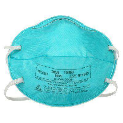 3M 972893  - N95 Particulate Healthcare Respirator 1860 (Case of 120) 7000002005