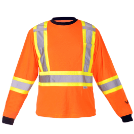 Viking 6015O-M  - Safety Cotton Lined Long Sleeve Shirt